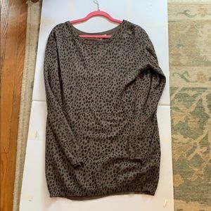 BB Dakota Leopard Sweater Dress